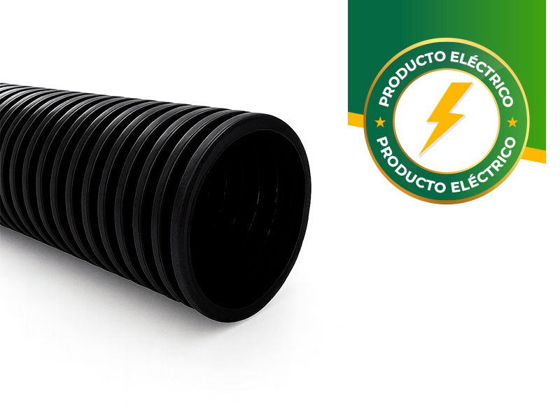 Tubería electrica corrugada 110mm